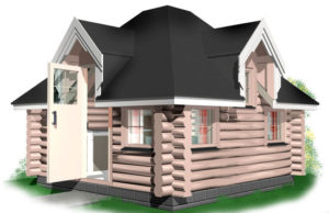 Hirsinen kesäkeittiö 3D-mallinnettuna